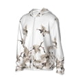 thumbnail image 1 of Picia Japanese White Cranes Women's Men's UPF 50+ Sun Protection Hoodie Shirt Long Sleeve SPF Fishing Outdoor UV Hiking Lightweight Shirts-3X-Large, 1 of 9