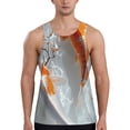 thumbnail image 1 of Picia Koi Fish Water Printed Men’s Performance Tank, Men's Workout Tank Top Moisture-Wicking Tank Top Muscle tee, Breathable Workout Shirt-Medium, 1 of 7