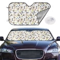 thumbnail image 1 of Picia Labrador Retriever Dog Curved Windshield Sunshade Accordion Folding Style Auto Shade for Car Truck SUV Van Blocks UV Ray Sun Visor Protector -Medium, 1 of 7