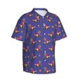 thumbnail image 1 of Picia Labrador Retriever Dog Gentle Cotton Regular Fit Short Sleeve Casual Hawaiian Shirt for Men-Large, 1 of 9