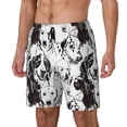 thumbnail image 1 of Picia Labrador Retriever Dog pattern Mens Swim Trunks with Compression Liner Stretch Beach Shorts Quick Dry with Zipper Pockets No-Chafing Board Shorts-Medium, 1 of 9