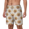 thumbnail image 1 of Picia Labrador Retriever Dog pattern Mens Swim Trunks with Compression Liner Stretch Beach Shorts Quick Dry with Zipper Pockets No-Chafing Board Shorts-X-Large, 1 of 9
