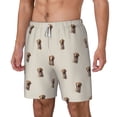 thumbnail image 1 of Picia Labrador Retriever Dog pattern Mens Swim Trunks with Compression Liner Stretch Beach Shorts Quick Dry with Zipper Pockets No-Chafing Board Shorts-XX-Large, 1 of 9