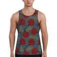 thumbnail image 1 of Picia Ladybug Printed Men’s Performance Tank, Men's Workout Tank Top Moisture-Wicking Tank Top Muscle tee, Breathable Workout Shirt-4X-Large, 1 of 7