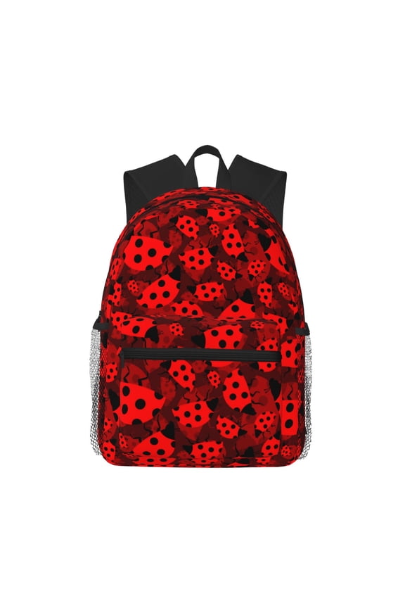 Ladybugs 1 Large Capacity Backpack Classic Style Backpack Casual Backpack Water-Resistant School Work Travel Outdoor Backpack