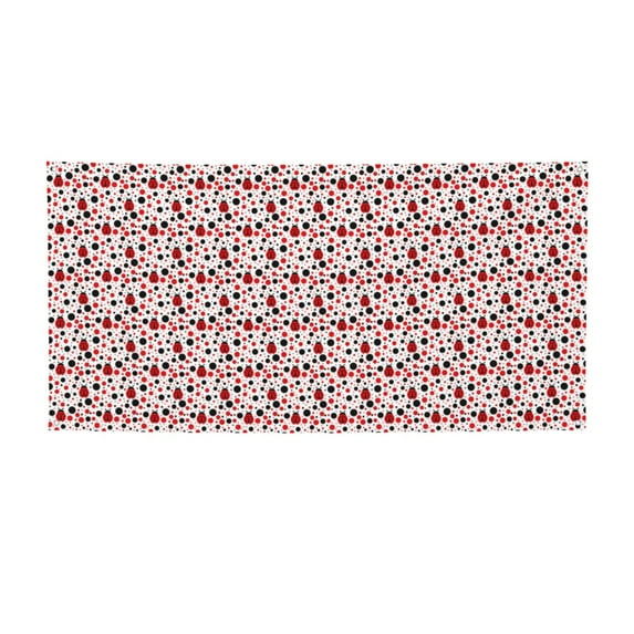 Picia Ladybugs 2 Pattern Party Banner, Festive Decoration, Holiday Banner, Celebration Decor, Event Banner, Reusable Party Banner-Small