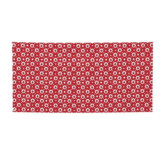 Picia Ladybugs And White Dots Pattern Party Banner, Festive Decoration, Holiday Banner, Celebration Decor, Event Banner, Reusable Party Banner-Medium
