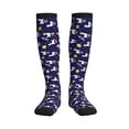 thumbnail image 1 of Picia Lama in Space Printed Sports Compression Socks - 15-20mmHg Graduated Compression, High-Performance Soft and Breathable Socks for Men and Women, 1 of 5
