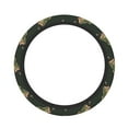 thumbnail image 1 of Picia Largemouth Bass jumps out of water Pattern Car Steering Wheel Cover, Non-Slip, Breathable, Universal 15 inch, 1 of 6