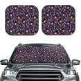thumbnail image 1 of Picia Lavender Flowers 2 Piece Car Windshield Sun Shade Foldable | Foldable Sun Shield for Front Window Blocks UV Rays and Keeps Your Vehicle Cool-, 1 of 7
