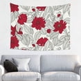 thumbnail image 1 of Picia Leaves And Anemone Pattern Tapestry-Tapestries for Bedroom Living Room Dorm(29x37"), 1 of 8