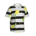 thumbnail image 1 of Picia Lemon Gentle Cotton Regular Fit Short Sleeve Casual Hawaiian Shirt for Men-X-Large, 1 of 1