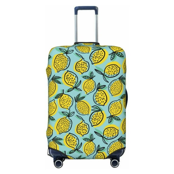 Picia Lemon Luggage Protector Cover Thicken Suitcase Protector Cover Fit 18-32 Inch Luggage-X-Large