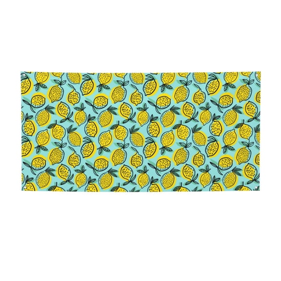 Picia Lemon1 Pattern Party Banner, Festive Decoration, Holiday Banner, Celebration Decor, Event Banner, Reusable Party Banner-Medium