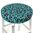 thumbnail image 1 of Picia Leopard 1 pattern Round Stool Covers Comfy Seat Covers Stretch Removable WashableChair Slipcover Round Bar Chair Cushion Cover-12 inch, 1 of 7