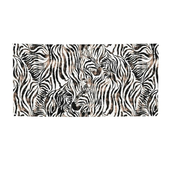 Picia Leopard And Zebra Pattern Party Banner, Festive Decoration, Holiday Banner, Celebration Decor, Event Banner, Reusable Party Banner-Medium