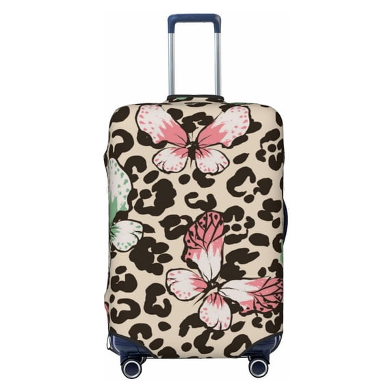 Picia Leopard Dots Luggage Protector Cover Thicken Suitcase Protector Cover Fit 18-32 Inch Luggage-Small