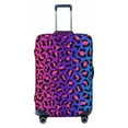 thumbnail image 1 of Picia Leopard Neon Rainbow Gradient Luggage Protector Cover Thicken Suitcase Protector Cover Fit 18-32 Inch Luggage-X-Large, 1 of 9