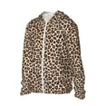 thumbnail image 1 of Picia Leopard Print-2 Women's Men's UPF 50+ Sun Protection Hoodie Shirt Long Sleeve SPF Fishing Outdoor UV Hiking Lightweight Shirts-Medium, 1 of 9