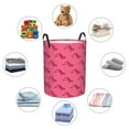 thumbnail image 1 of Picia Leopard Print Large Laundry Basket, Waterproof, Freestanding Laundry Hamper, Collapsible Tall Clothes Hamper with Extended Handles-Medium, 1 of 8