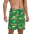 thumbnail image 1 of Picia Leopard Print Pajama Shorts for Men, Men's Pajama Bottoms, Sleepwear,Short Pajama Pants-Small, 1 of 9