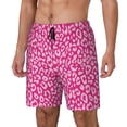 thumbnail image 1 of Picia Leopard pattern Mens Swim Trunks with Compression Liner Stretch Beach Shorts Quick Dry with Zipper Pockets No-Chafing Board Shorts-Medium, 1 of 9