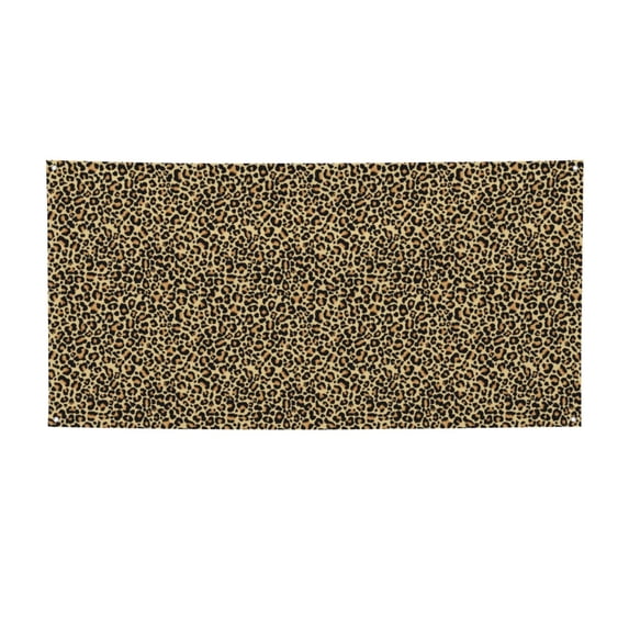 Picia Leopard1 Pattern Party Banner, Festive Decoration, Holiday Banner, Celebration Decor, Event Banner, Reusable Party Banner-Small