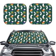 thumbnail image 1 of Picia Lgbt Penguin 2 Piece Car Windshield Sun Shade Foldable | Foldable Sun Shield for Front Window Blocks UV Rays and Keeps Your Vehicle Cool-Large, 1 of 7