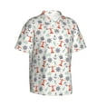 thumbnail image 1 of Picia Lighthouse Sailboat Gentle Cotton Regular Fit Short Sleeve Casual Hawaiian Shirt for Men-Medium, 1 of 8