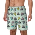 thumbnail image 1 of Picia Lighthouse pattern Mens Swim Trunks with Compression Liner Stretch Beach Shorts Quick Dry with Zipper Pockets No-Chafing Board Shorts-Large, 1 of 1
