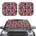 thumbnail image 1 of Picia Lilies Flowers 2 Piece Car Windshield Sun Shade Foldable | Foldable Sun Shield for Front Window Blocks UV Rays and Keeps Your Vehicle Cool-, 1 of 7