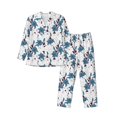 thumbnail image 1 of Picia Lilies Flowers Pattern Men’s Long-Sleeve Sleepwear Set - Soft 2-Piece Loungewear with Pockets, Comfy PJs for Relaxing Nights-XX-Large, 1 of 7
