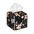 thumbnail image 1 of Picia Lilies Flowers Pattern Tissue Box Cover,PVC Leather Square Holder,Tissue Box Holder with Magnetic Bottom,Facial Paper Organizer Dispenser-5.2"X5.2"X5.2", 1 of 8