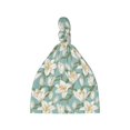 thumbnail image 1 of Picia Lilies Flowers Printed Preemie Hats for Baby Girls Cotton Premature Knot Hats Newborn Hospital Cap Warm Knot Beanie Nicu for Preemie Girls and Boys, 1 of 1