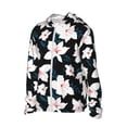 thumbnail image 1 of Picia Lilies Flowers Women's Men's UPF 50+ Sun Protection Hoodie Shirt Long Sleeve SPF Fishing Outdoor UV Hiking Lightweight Shirts-Small, 1 of 9