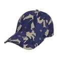 thumbnail image 1 of Picia Lilies Flowers pattern Trucker Low Profile Hat Men Women Baseball Cap Dad Hat Adjustable Unconstructed Plain Cap, 1 of 9