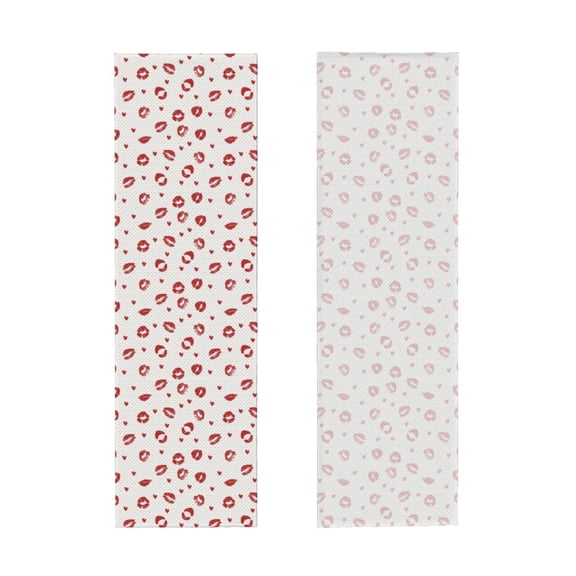 Picia Lips Kiss Pattern Cooling Towels (40"x12") Cool Towel, Cold Towel, Microfiber Soft Breathable Chilly Ice Towel