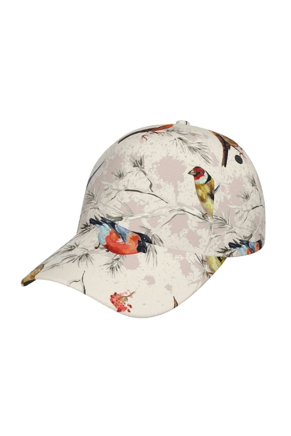 Little Birds pattern Trucker Low Profile Hat Men Women Baseball Cap Dad Hat Adjustable Unconstructed Plain Cap