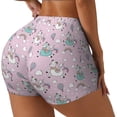 thumbnail image 1 of Picia Llama Unicorn and Rainbow Printed Workout Shorts for Women Seamless Scrunch Butt Lifting High Waisted Yoga Gym Booty Running Moisture-wicking Short Pants-X-Large, 1 of 9