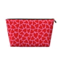 thumbnail image 1 of Picia Love Heart Printed Leather Travel Toiletry Bag,Cosmetic Organizer, Makeup Travel Bag, Durable Travel Pouch, Compact Toiletry Bag, Travel Accessories, 1 of 6