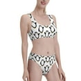 thumbnail image 1 of Picia Lovely Penguin Women's High Waisted Bikini Scoop Neck Swimsuit Two Pieces Bathing Suit-XX-Large, 1 of 8
