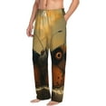 thumbnail image 1 of Picia Majestic Butterfly Sunset Mens Soft Woven Cotton Elastic Waistband Sleep Pajama Pant Lounge Sleep Pant With Pockets And Drawstring-Medium, 1 of 9