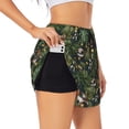 thumbnail image 1 of Picia Mallard Ducks And Water Pattern Women's 2 in 1 Athletic Running Shorts High Waisted Workout Casual Gym Sweat Shorts with Comfy Liner Zipper Pockets-X-Large, 1 of 9