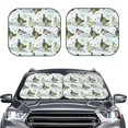 thumbnail image 1 of Picia Mallard Ducks Wild Birds 2 Piece Car Windshield Sun Shade Foldable | Foldable Sun Shield for Front Window Blocks UV Rays and Keeps Your Vehicle Cool-Small, 1 of 7