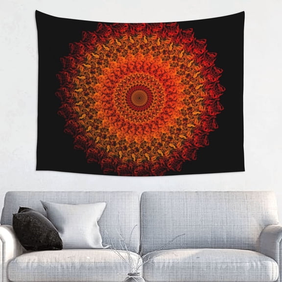 Picia Mandala Pattern Tapestry-Tapestries for Bedroom Living Room Dorm(29x37")