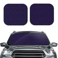 thumbnail image 1 of Picia Mathematical Symbols 2 Piece Car Windshield Sun Shade Foldable | Foldable Sun Shield for Front Window Blocks UV Rays and Keeps Your Vehicle Cool-Small, 1 of 7