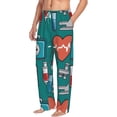 thumbnail image 1 of Picia Medical Elements Mens Soft Woven Cotton Elastic Waistband Sleep Pajama Pant Lounge Sleep Pant With Pockets And Drawstring-X-Large, 1 of 9