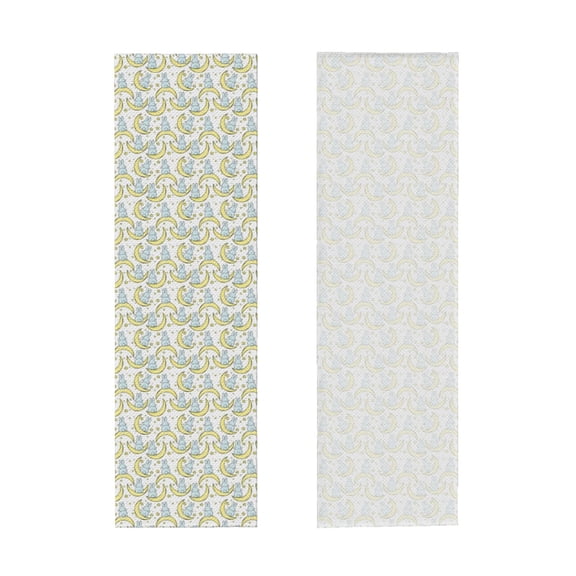 Picia Moon And Rabbit Pattern Cooling Towels (40"x12") Cool Towel, Cold Towel, Microfiber Soft Breathable Chilly Ice Towel