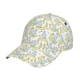 thumbnail image 1 of Picia Moon And Rabbit pattern Trucker Low Profile Hat Men Women Baseball Cap Dad Hat Adjustable Unconstructed Plain Cap, 1 of 9