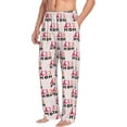thumbnail image 1 of Picia Mothers Day Mens Soft Woven Cotton Elastic Waistband Sleep Pajama Pant Lounge Sleep Pant With Pockets And Drawstring-XX-Large, 1 of 9